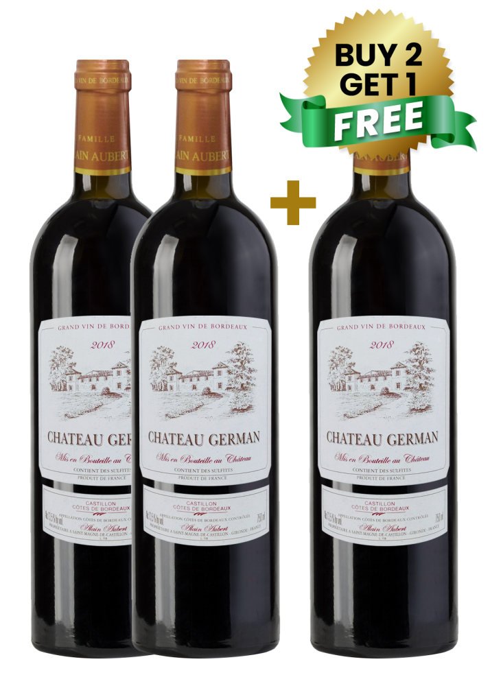 Chateau German Castillon Cotes De Bordeaux 75Cl (Buy 2 Get 1 Free)