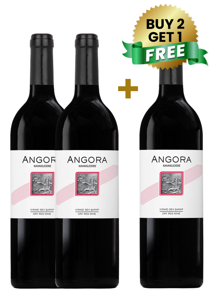 Kavaklidere Angora Dry Red 75cl (Buy 2 Get 1 Free)