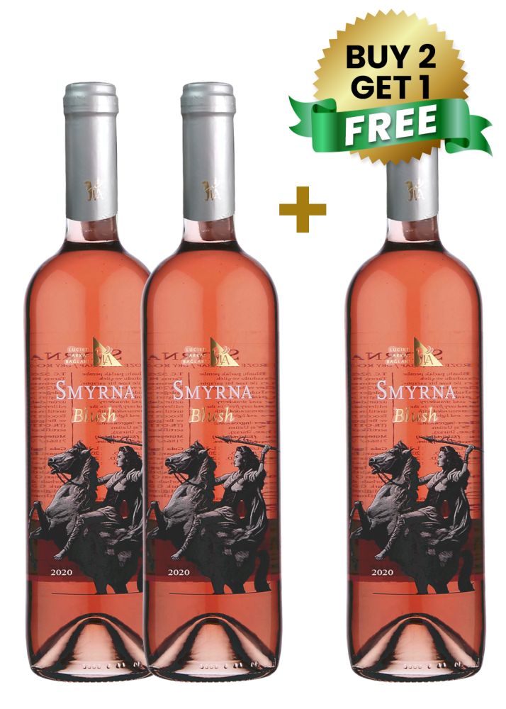 Lucien Arkas Baglari Smyrna Blush Dry Rose 75Cl (Buy 2 Get 1 Free)