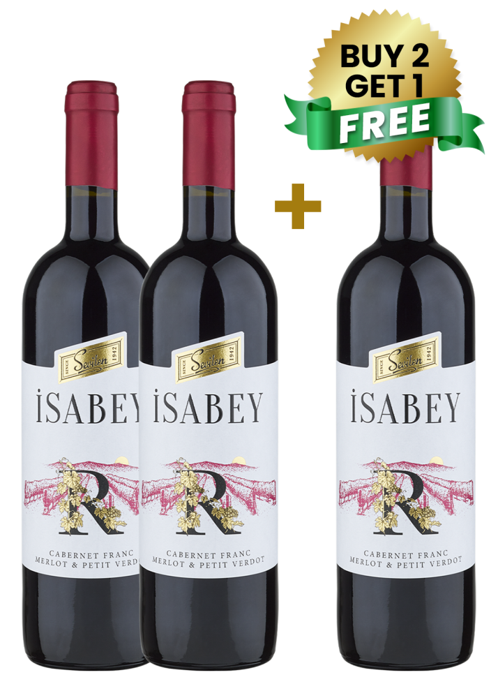 Sevilen Isabey R Cabernet Franc Merlot & Petit Verdot 75cl (Buy 2 Get 1 Free)