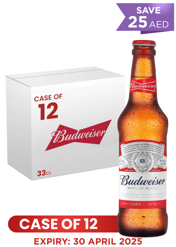 Budweiser Btl 33 CL X 12 Case