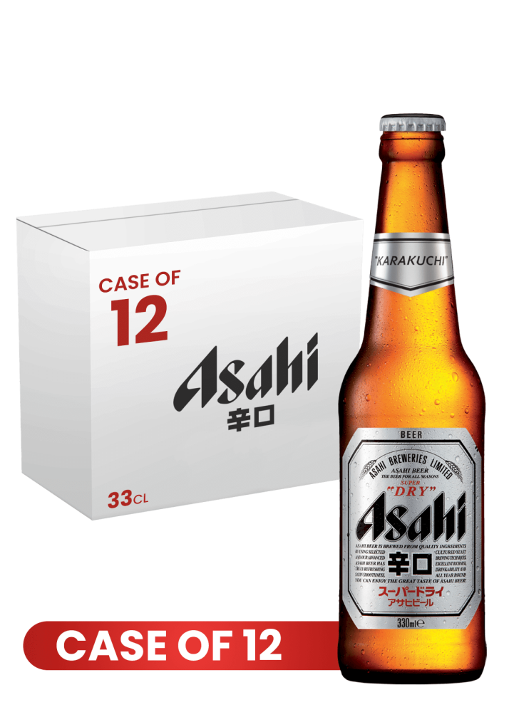 Asahi Super Dry Btl 33 CL X 12 Case