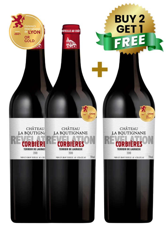 Chateau La Boutignane Revelation Corbieres Terroir De Lagrasse 75Cl (Buy 2 Get 1 Free)