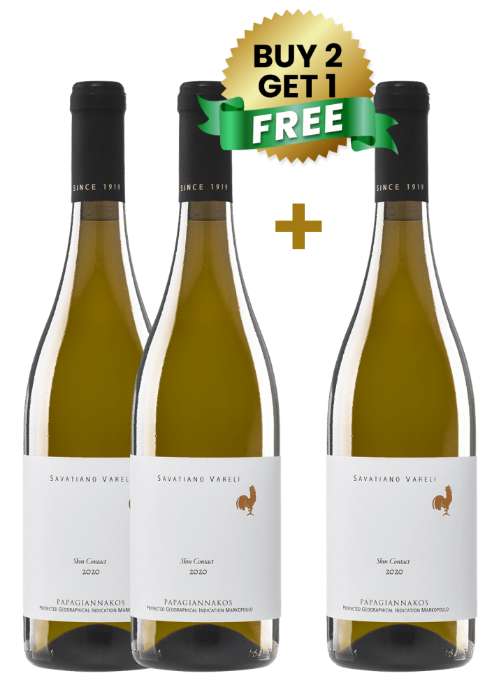 Papagiannakos Savatiano Vareli  Skin Contact Dry White Wine 75Cl (Buy 2 Get 1 Free)