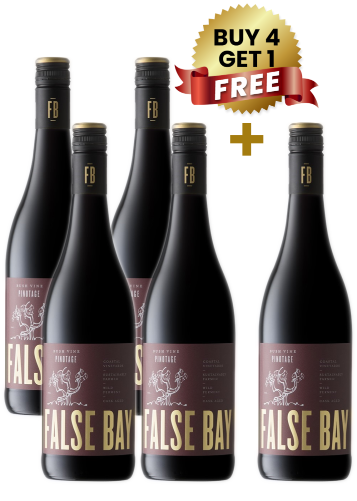 False Bay Bush Vine Pinotage 75cl PROMO