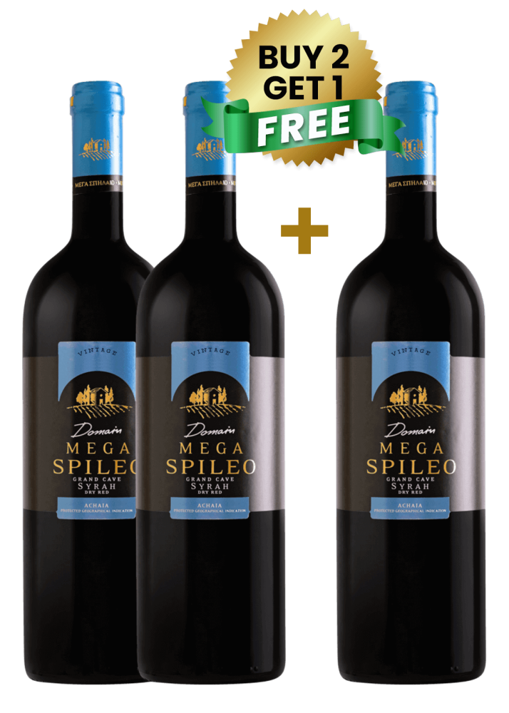 Domain Mega Spileo Syrah 75Cl (Buy 2 Get 1 Free)