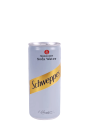 Schweppes Soda Water 30Cl.x 6 Can.PROMO