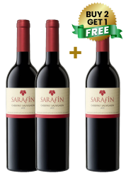 Sarafin Cabernet Sauvignon 75cl (Buy 2 Get 1 Free)