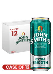 John Smiths Extra Smooth Can 50 CL X 12 Case