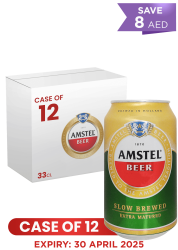 Amstel Regular Can 33 CL X 12 Case