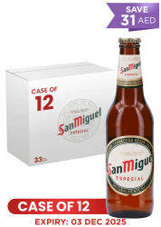 San Miguel Especial Bottle 33 CL X 12 Case