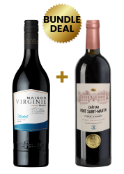 1 Btl Maison Virginie Merlot 75Cl + 1 Btl Chateau Pont Saint Martin Pessac-Leognan 75Cl