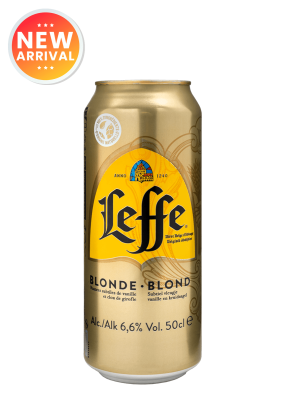LEFFE BLONDE CAN 50CL PROMO