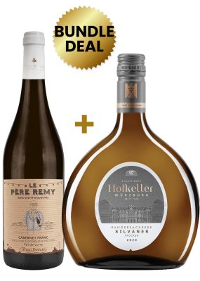 1 Btl Remy Pannier Le Pere Remy Val De Loire Cabernet Franc 75Cl (No Added Sulphites) + 1 Btl Hofkeller Randersackerer Silvaner Trocken 75cl