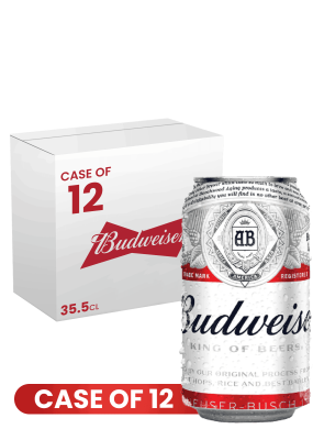 Budweiser Can 33 CL X 12 Case