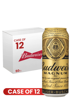 Budweiser Magnum 8% Beer Can 50 Cl X 12 Case