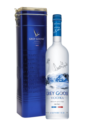 Grey Goose Vodka Flour Tin 1Ltr