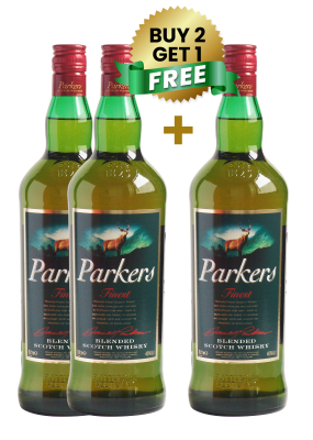 Parkers Finest Blended Scotch Whisky 1Lt (Buy 2 Get 1 Free)