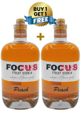 FOCUS Fruit Vodka Peach 70Cl (Buy 1 Get 1 Free)